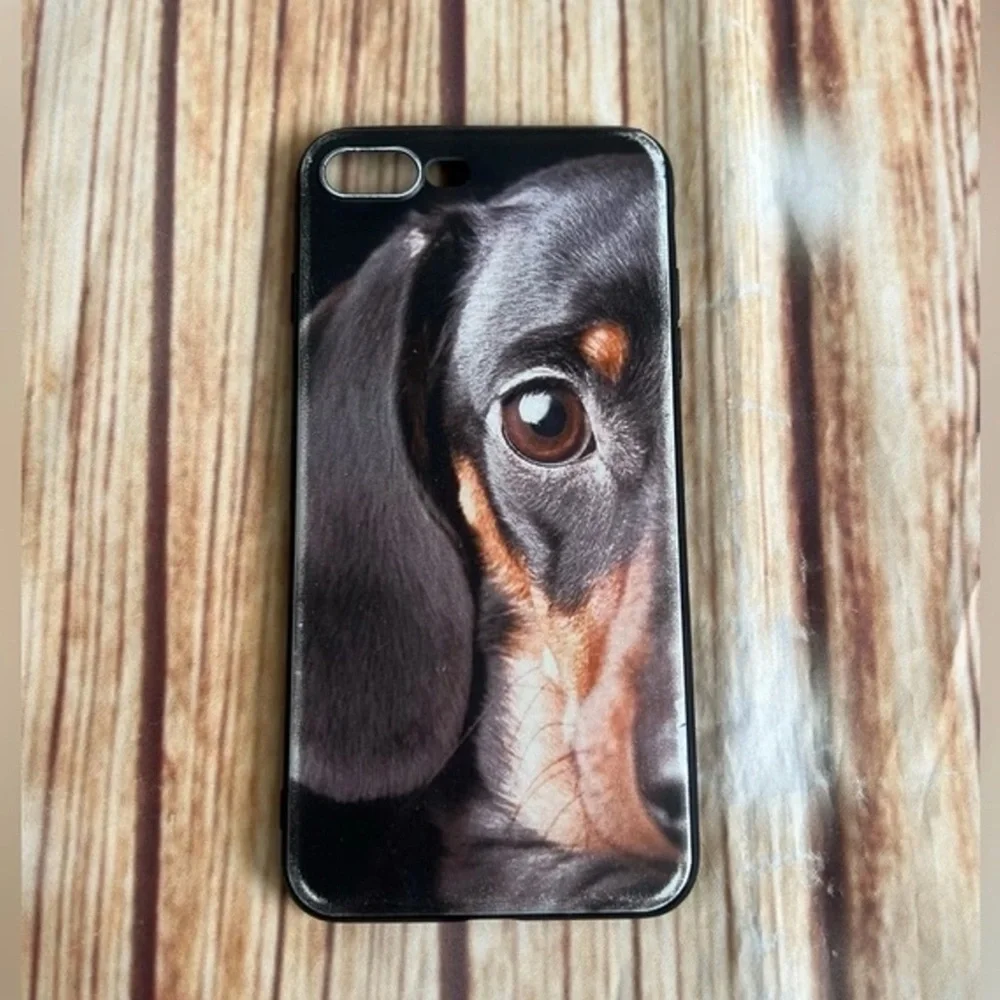 Unbranded iPhone 7 Plus Dachshund Dog Print Protective Case